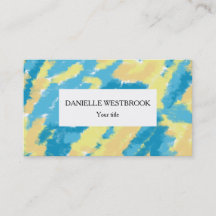 Blaues, gelbes und orange Himmel-Muster