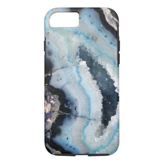 blaues geode Case-Mate iPhone hülle (Rückseite)