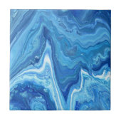 Blaues Geode Fliese (Vorderseite)