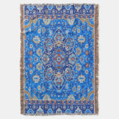 Blaues geometrisches, persisches Muster Mitte des Decke (Vorderseite Vertikal)