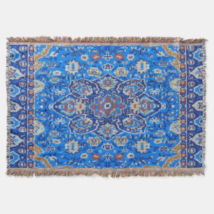 Blaues geometrisches, persisches Muster Mitte des  Decke
