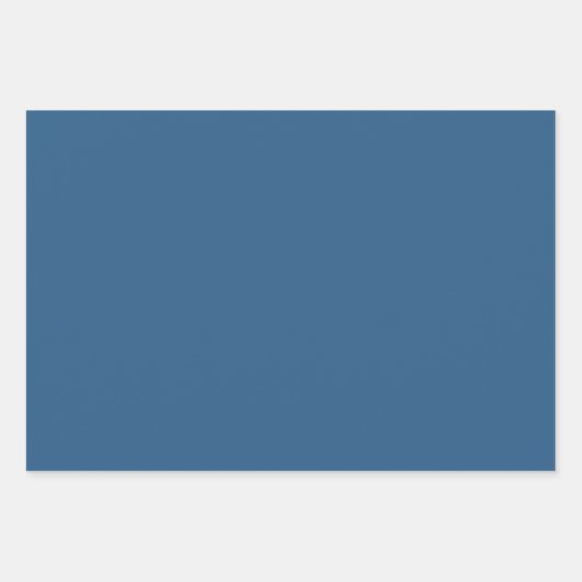 Blaues geometrisches Quilt-Blockmuster Geschenkpapier Set (Vorderseite 2)