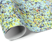 Blaues gepunktetes Packpapier (Rolleneckpunkt)