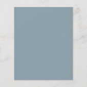Blaues Geschäftslogo QR-Code Vorlage Flyer (Hinten)