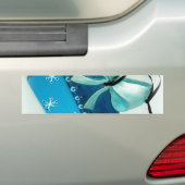 Blaues Geschenk I Autoaufkleber (Auf Auto)