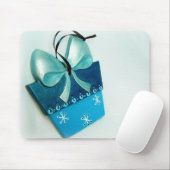 Blaues Geschenk I Mousepad (Mit Mouse)