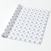 Blaues Geschenkboxen-Umschlagpapier Geschenkpapier (Ungerollt)