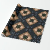 blaues Geschenkpapier (Ungerollt)