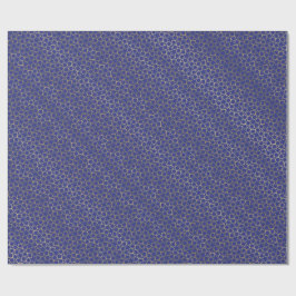 Blaues Geschenkpapier