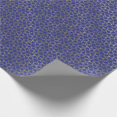 Blaues Geschenkpapier (Ecke)