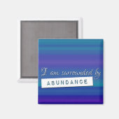 Blaues Gesetz der Attraktivität Übernachtung Magnet (Vorderseite/Rückseite)