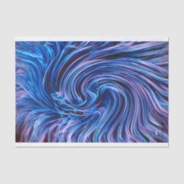 Blaues Gewebe Seidenpapier