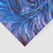 Blaues Gewebe Seidenpapier (Ausschnitt)