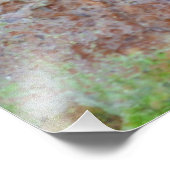 Blaues Gift Dart Frog Dendrobates Azureus Fotodruck (Ecke)