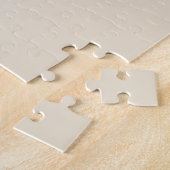 Blaues Gingham-Haus-Huhn Puzzle (Seite)