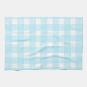 Blaues Gingham-Küchenhandtuch Geschirrtuch (Horizontal)