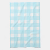 Blaues Gingham-Küchenhandtuch Geschirrtuch (Vertikal)