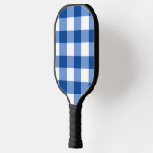 Blaues Gingham-Muster Pickleball Schläger (Links)