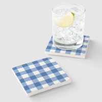 Blaues Gingham-Muster