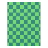 Blaues Gingham-Muster Tischdecke (Vorderseite)