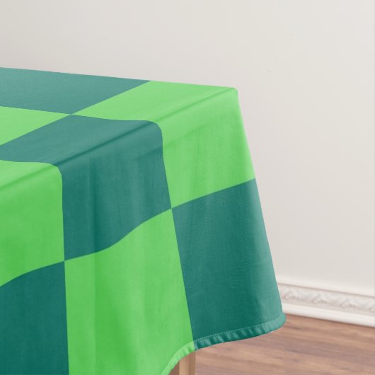 Blaues Gingham-Muster Tischdecke (Beispiel)