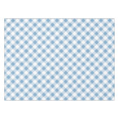 Blaues Gingham Tischdecke (Vorderseite (Horizontal))
