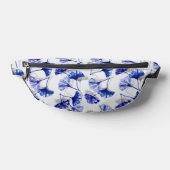 Blaues Gingko-Blatt Bauchtasche (Ablage )