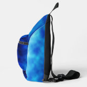 Blaues Glas Crossbody Bag (Rechts)