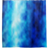 Blaues Glas Duschvorhang (Vorderseite)