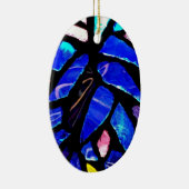 'Blaues Glas' Keramikornament (Rechts)