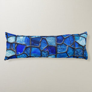 🛏️ Blaues Glas-Komfort-Home-Relax-Geschenk 🎁 Seitenschläferkissen