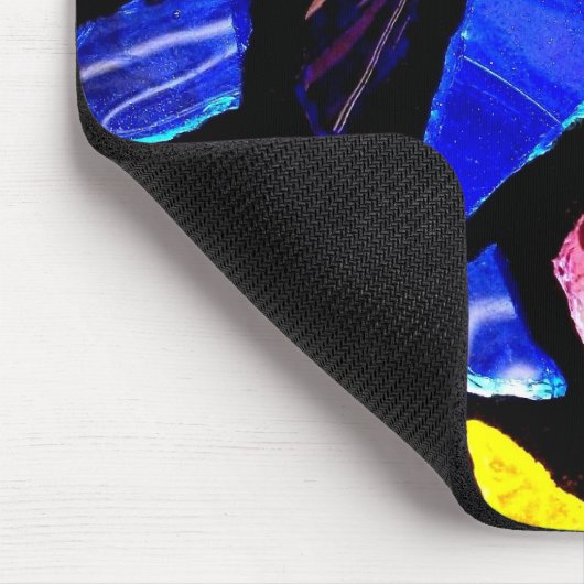 'Blaues Glas' Mousepad (Ecke)
