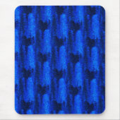 Blaues Glasmuster Mousepad (Vorne)