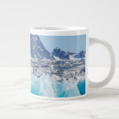 Blaues Gletschereis, Norwegen Jumbo-Tasse (Rechts)