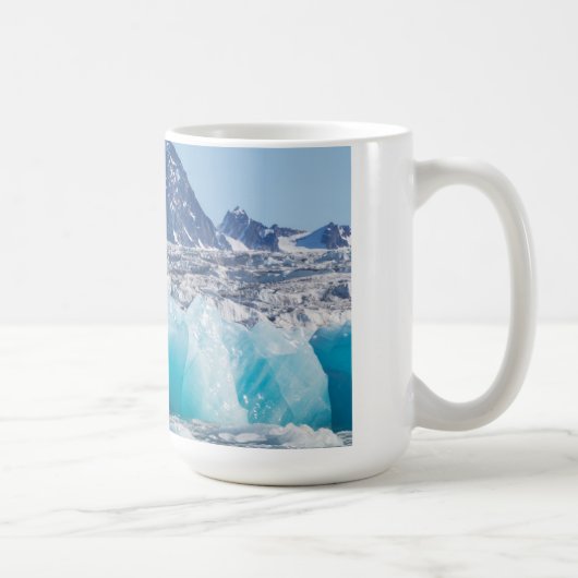 Blaues Gletschereis, Norwegen Kaffeetasse (Rechts)