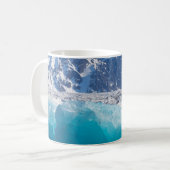 Blaues Gletschereis, Norwegen Kaffeetasse (Vorderseite Links)