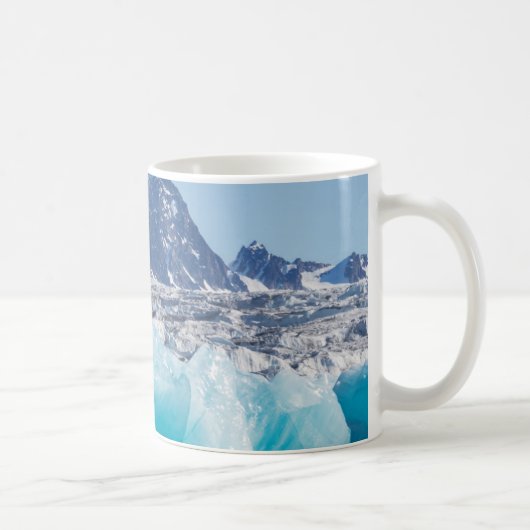 Blaues Gletschereis, Norwegen Kaffeetasse (Rechts)
