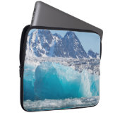 Blaues Gletschereis, Norwegen Laptopschutzhülle (Vorne Rechts)