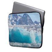 Blaues Gletschereis, Norwegen Laptopschutzhülle (Vorderseite Links)