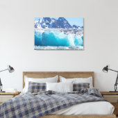 Blaues Gletschereis, Norwegen Leinwanddruck (Insitu (Schlafzimmer))