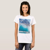 Blaues Gletschereis, Norwegen T-Shirt (Vorne ganz)