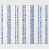 Blaues Glitzer Geschenkpapier (Flach)