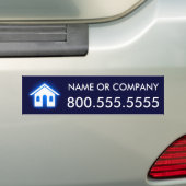 blaues Glühenhaus Autoaufkleber (Auf Auto)