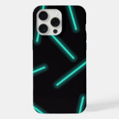 blaues Glühtelefon 15 pro max Gehäuse iPhone Hülle (Rückseite)