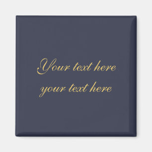 Blaues Gold Professioneller Trendiger Minimalistis Magnet