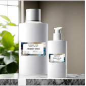 Blaues Gold und weißer Marmor