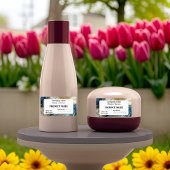 Blaues Gold und weißer Marmor