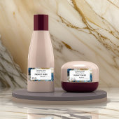 Blaues Gold und weißer Marmor