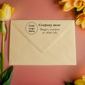 Blaues Gold und weißer Marmor Permastempel