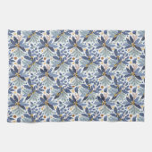 Blaues Goldmuster#17 ID1009 Geschirrtuch (Horizontal)